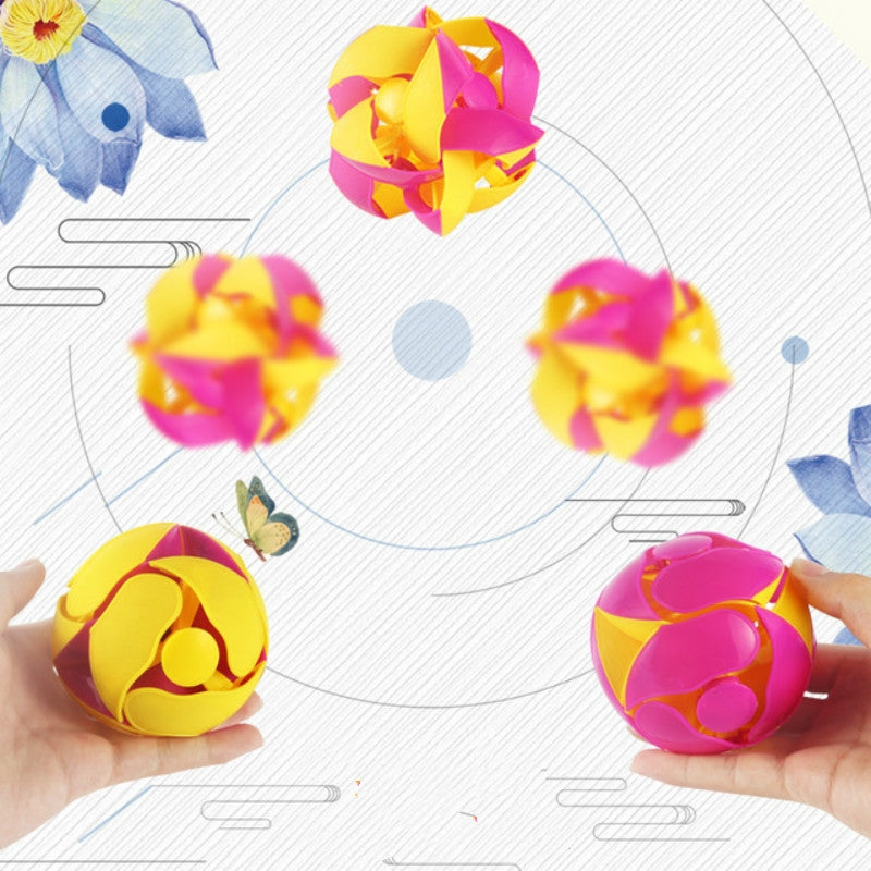Creative-Hand-Throwing-Color-Changing-Ball-Transformation-Telescopic-Deformation-Ball-Magic-Props-Educational-Children-Toys(Random-Color)