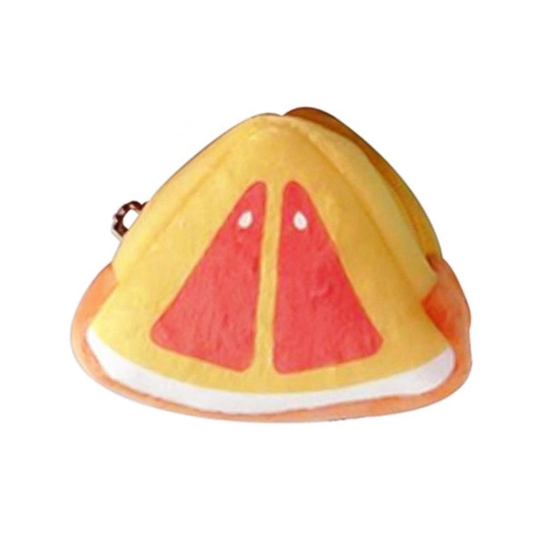 Cute-Fruit-Wallet-Gift-Plush-Coin-Purse-Female-Bag(watermelon)