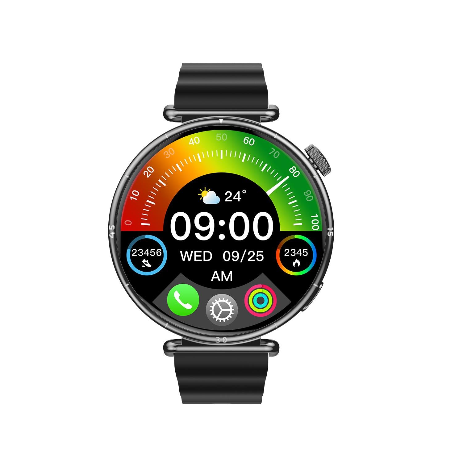 CY37-1.27-inch-HD-Screen-Sports-Smart-Watch-Supports-Bluetooth-Call-/-Heart-Rate-/-Pressure-/-Sleep-Monitoring,-Black