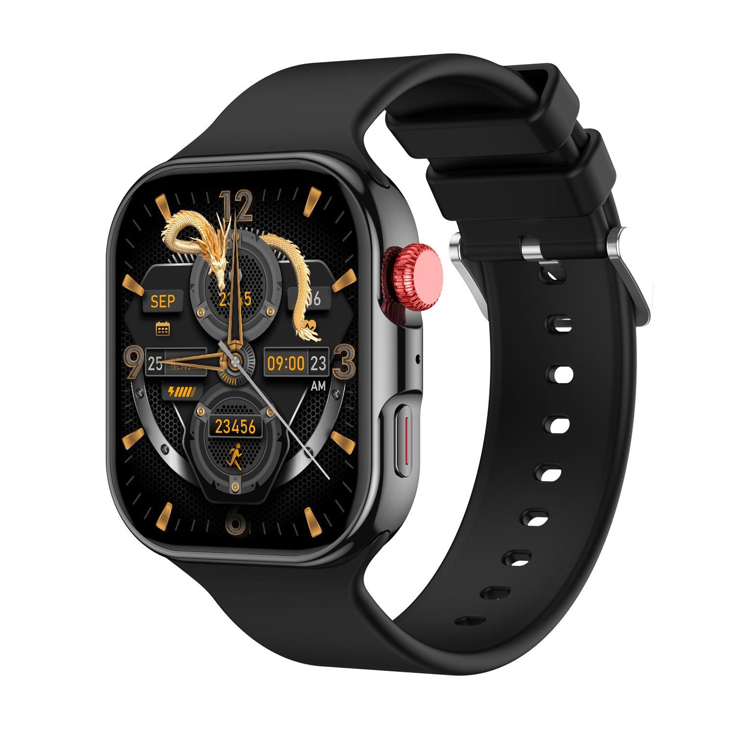 CY39-2.02-inch-HD-Color-Screen-Sports-Smart-Watch-Supports-Bluetooth-Call,-Health-Monitoring(Black)