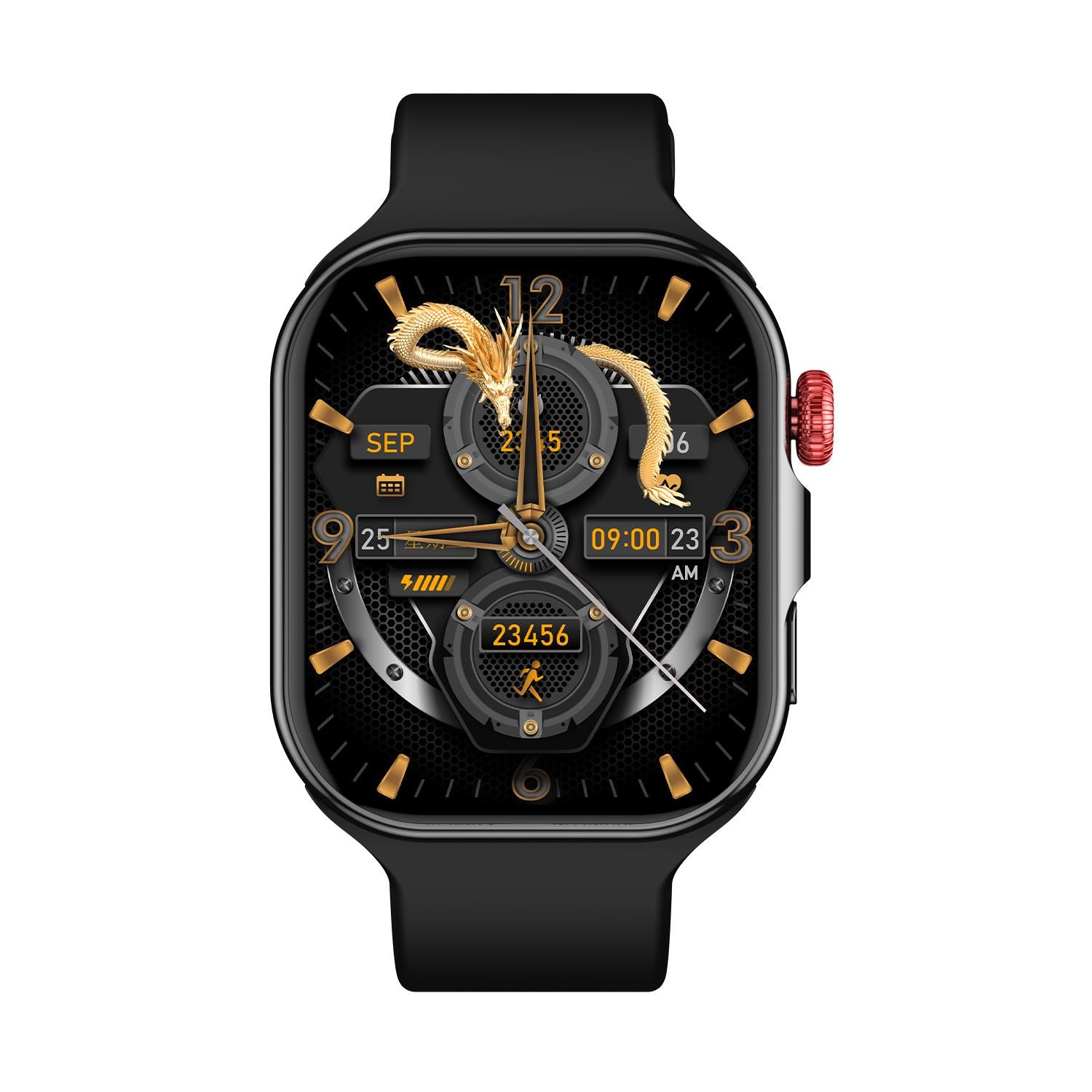 CY39-2.02-inch-HD-Color-Screen-Sports-Smart-Watch-Supports-Bluetooth-Call,-Health-Monitoring(Black)