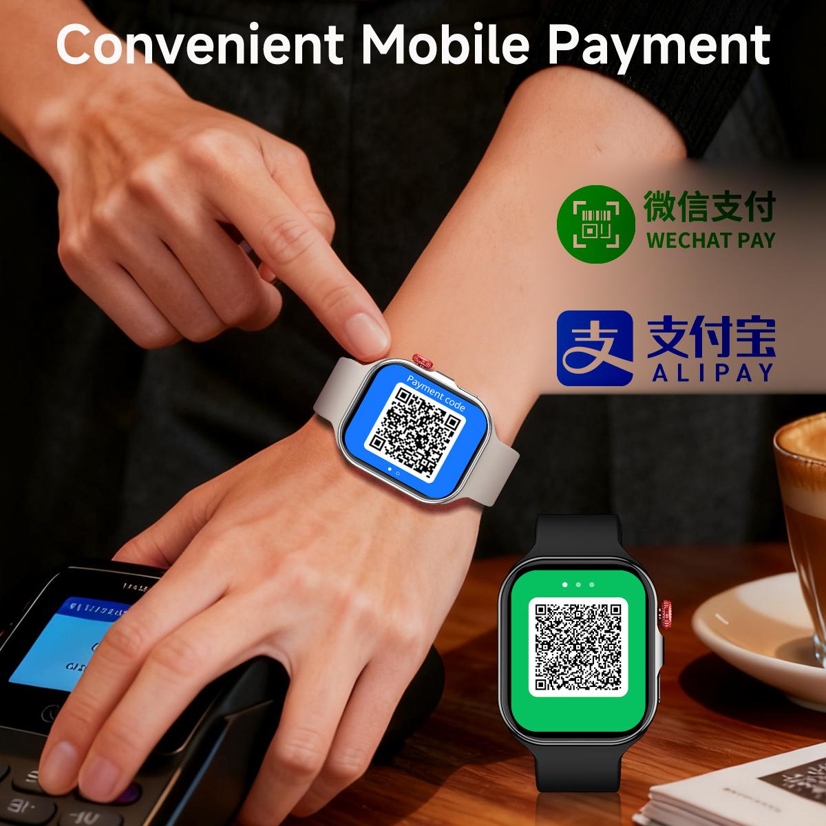CY39-2.02-inch-HD-Color-Screen-Sports-Smart-Watch-Supports-Bluetooth-Call,-Health-Monitoring(Black)