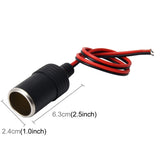 DC-12V-Car-Cigarette-Lighter-Power-Plug-Socket,-Extension-Cord-Cable-Length:-35-cm