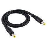DC-Power-Plug-5.5-x-2.5mm-Male-to-Male-Adapter-Connector-Cable,-Cable-Length:50cm(Black)