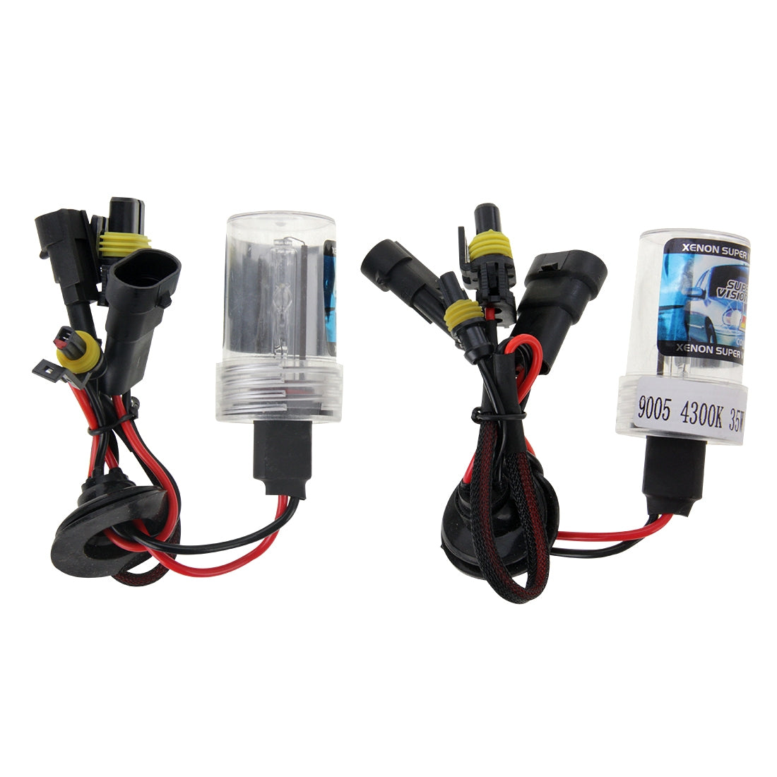 DC12V-35W-HB3/9005-HID-Xenon-Light-Single-Beam-Super-Vision-Waterproof-Head-Lamp,-Color-Temperature:-4300K,-Pack-of-2