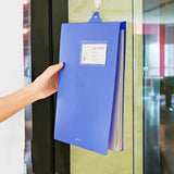 Deli-5333-A4-Hangable-Clipboard-File-Folder-With-Clip-Space-Saving-Document-Holder(Blue)