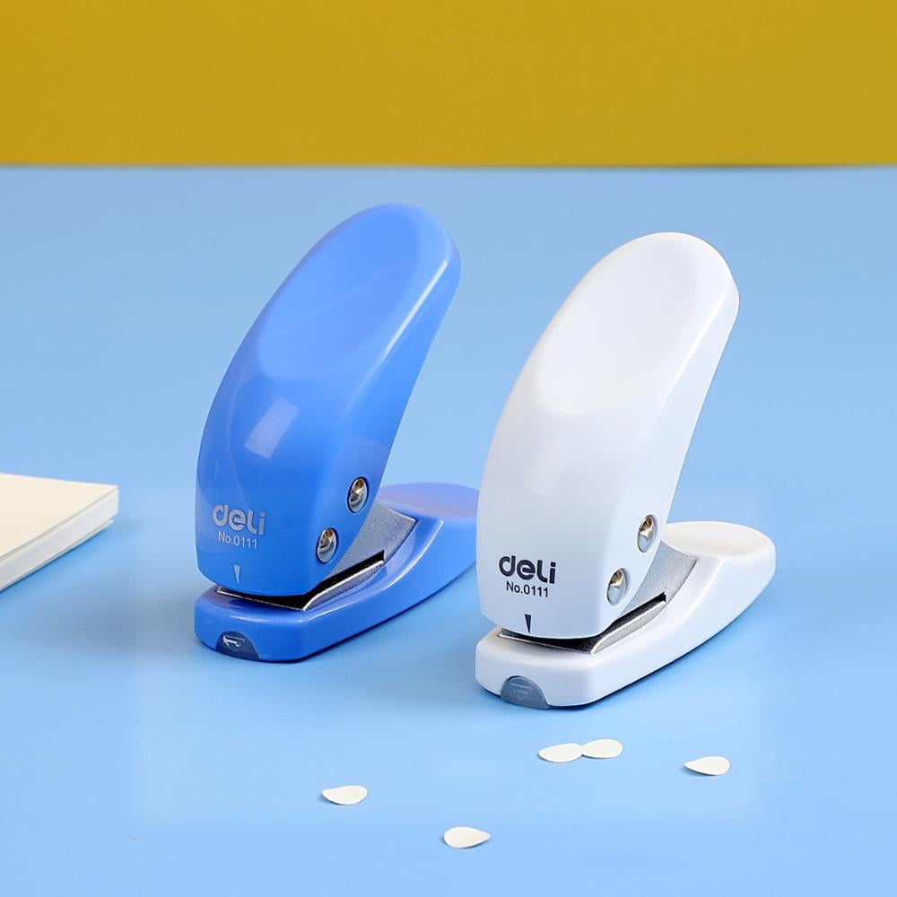 Deli-Mini-Small-Hole-Punch-Single-Circular-Hole-Punch-Machine-Manual-Hole-Punch,-Size:-6x5.5cm,-Random-Color-Delivery
