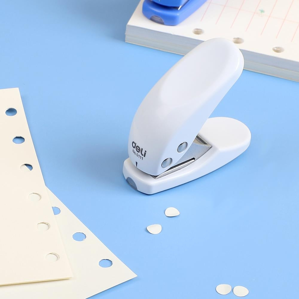 Deli-Mini-Small-Hole-Punch-Single-Circular-Hole-Punch-Machine-Manual-Hole-Punch,-Size:-6x5.5cm,-Random-Color-Delivery