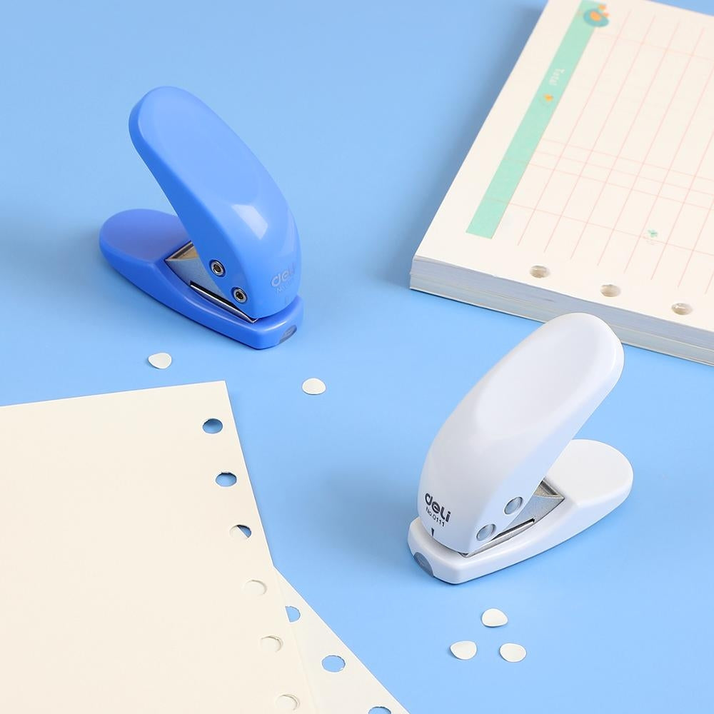 Deli-Mini-Small-Hole-Punch-Single-Circular-Hole-Punch-Machine-Manual-Hole-Punch,-Size:-6x5.5cm,-Random-Color-Delivery