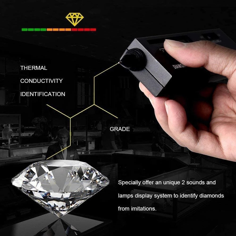 Diamond-Selector-ll-with-LED-Indicator,-DC-9V-Battery(Black)