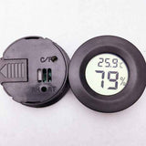 Digital-Round-Shaped-Reptile-Box-Centigrade-Thermometer-&-Hygrometer-with-Screen-Display-(Black)