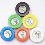 Digital-Round-Shaped-Reptile-Box-Centigrade-Thermometer-&-Hygrometer-with-Screen-Display-(Black)