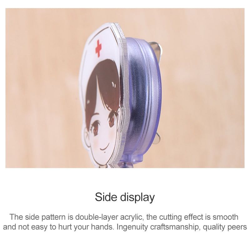 Doctor-Head-Pattern-Cute-Retractable-Badge-Reel-Student-Nurse-ID-Name-Card-Badge