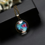Double-sided-Glass-Globe-Solar-Cosmic-Starry-Necklace-Galaxy-Pendant
