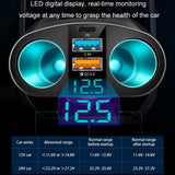 Dual-USB-Type-C-Real-time-Digital-Display-Cigarette-Lighter-Expansion-Car-Charger,-Model:-QC3.0+2.4A-Dual-A+C