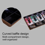 Cash-Register-Till-Insert-Tray,-5-Compartments,-Black-ABS-Plastic