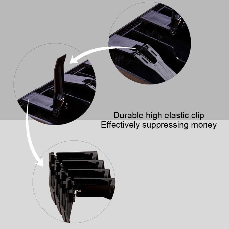 Cash-Register-Till-Insert-Tray,-5-Compartments,-Black-ABS-Plastic
