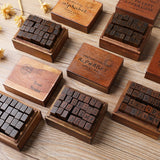 E13-28PCS/Set-Vintage-Wooden-Alphabet-and-Number-Diary-Handbook-DIY-Stamps(Regular-Capital)