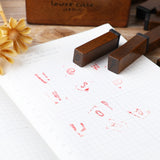 E13-28PCS/Set-Vintage-Wooden-Alphabet-and-Number-Diary-Handbook-DIY-Stamps(Regular-Capital)