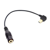 Elbow-10-Pin-Mini-USB-to-3.5mm-Mic-Adapter-Cable-for-GoPro-HERO4-/3+-/3,-Length:-16.5cm