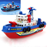 Electric-Fishing-Fire-Boat-Baby-Shower-Toy-with-Water-Spray-&-Light-&-Sound-Function