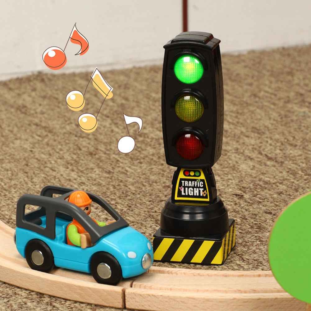 Electric-Light-and-Music-Can-Switch-Children-Traffic-Lights-Traffic-Lights-Toy-Model(Black)