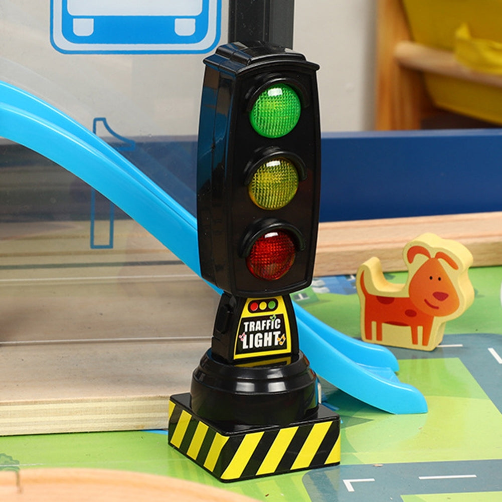 Electric-Light-and-Music-Can-Switch-Children-Traffic-Lights-Traffic-Lights-Toy-Model(Black)