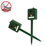 Environmental-Friendly-White-+-Red-Light-Solar-powered-LED-Ultrasonic-Animal-Repeller-Bird-Cat-Dog-Control-Device-With-6.5V-/-0.1W-Solar-Panel-&-PIR-Sensor-&-Light-Sensor,-Got-the-CE-/-ROHS-Certification