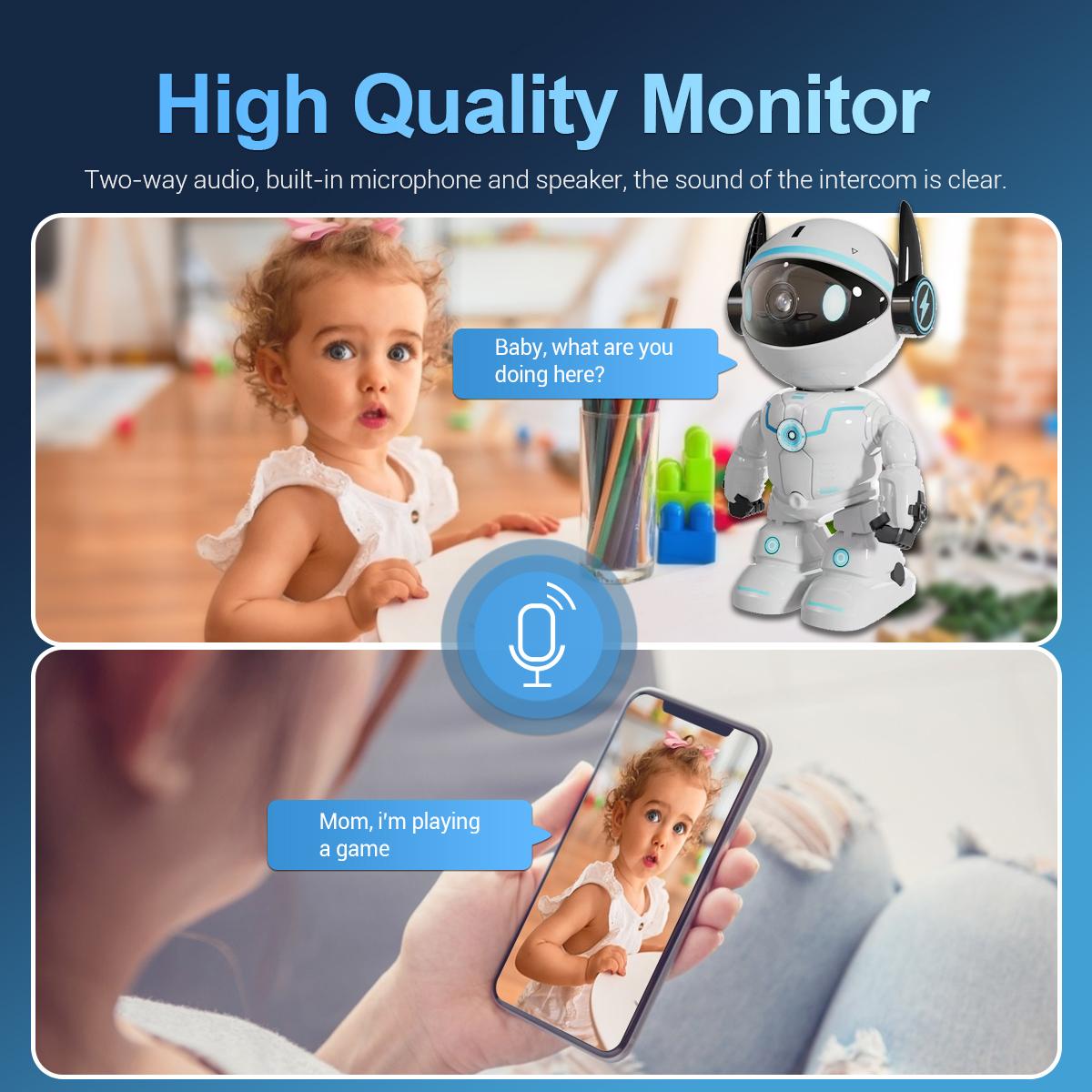 ESCAM-PT205-5G-WiFi-Smart-Robot-Wireless-AI-Automatic-Tracking-Camera,-Two-Way-Audio-/-Night-Nersion,-Plug:EU-Plug(White)