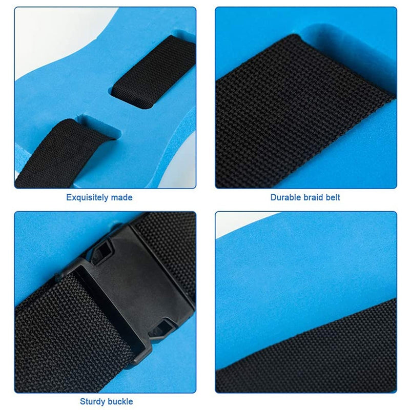 EVA-Adjustable-Back-Floating-Foam-Swimming-Belt-Waist-Training-Equipment-Adult-Children-Float-Board-Tool(Blue)