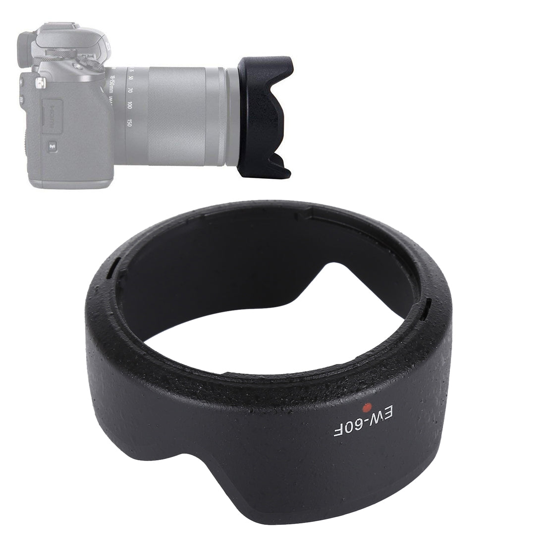 EW-60F-Lens-Hood-Shade-for-Canon-EF-M-18-150mm-f/3.5-6.3-IS-STM-Lens