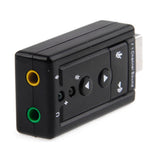 External-USB-2.0-7.1-Channel-3D-Virtual-Audio-Sound-Card-Adapter(Black)