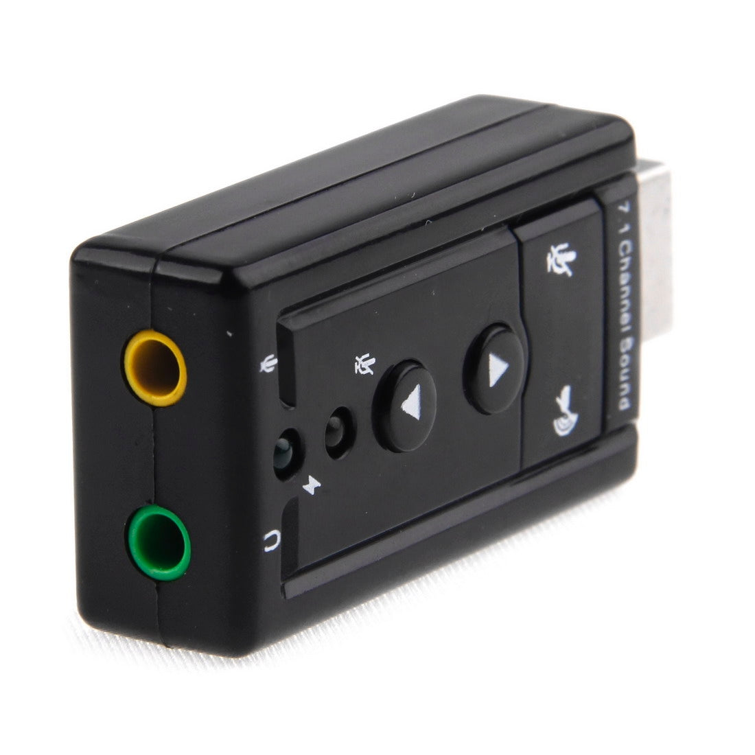 External-USB-2.0-7.1-Channel-3D-Virtual-Audio-Sound-Card-Adapter(Black)