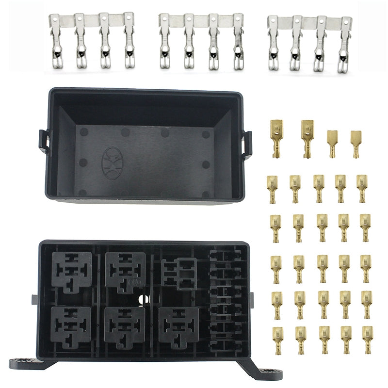 F2758-Car-Modification-6-Way-Car-Relays-Box-with-Terminal-Block