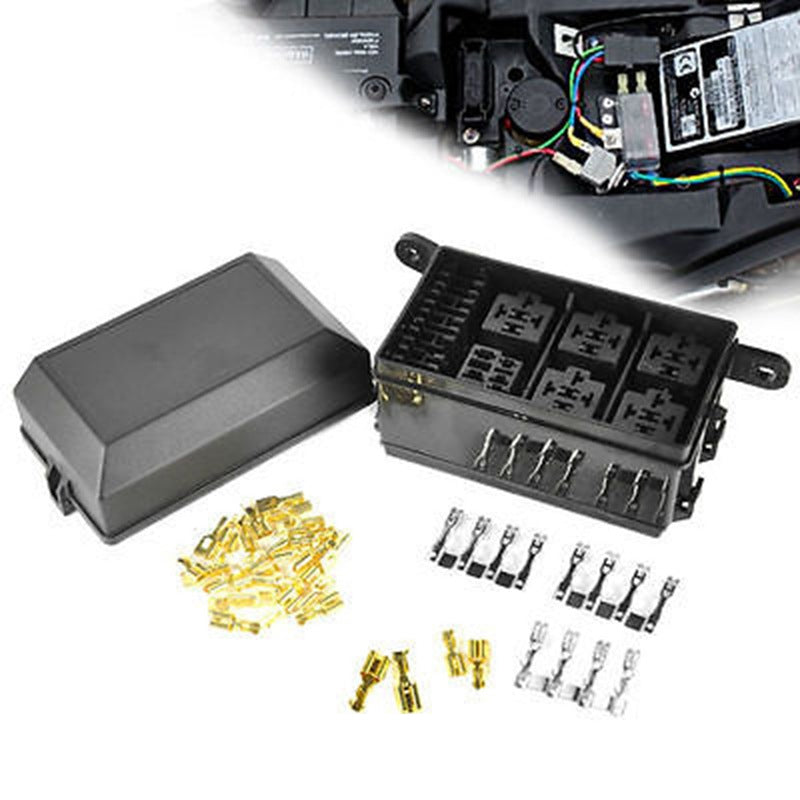 F2758-Car-Modification-6-Way-Car-Relays-Box-with-Terminal-Block