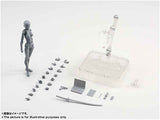 Figuarts-Body-Body-Chan-Body-Kun-Grey-Color-Ver-Black-PVC-Action-Figure-Collectible-Model-Toy(Male)(B)