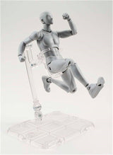 Figuarts-Body-Body-Chan-Body-Kun-Grey-Color-Ver-Black-PVC-Action-Figure-Collectible-Model-Toy(Male)(B)