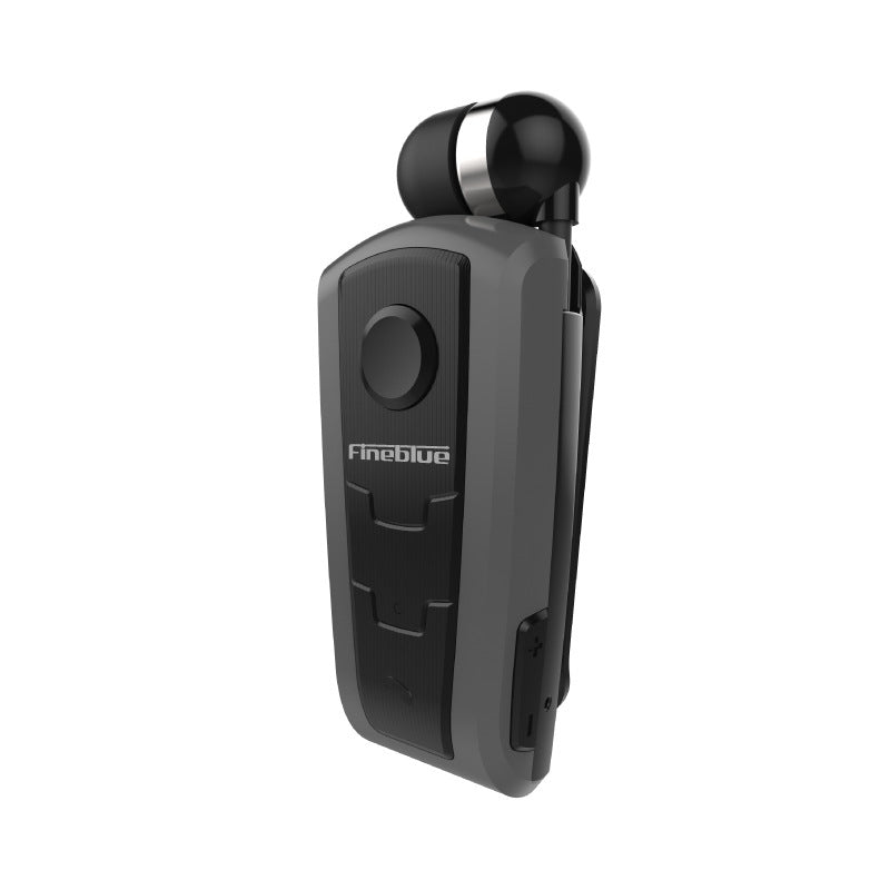 Fineblue-F910-CSR4.1-Retractable-Cable-Caller-Vibration-Reminder-Anti-theft-Bluetooth-Headset(Grey)