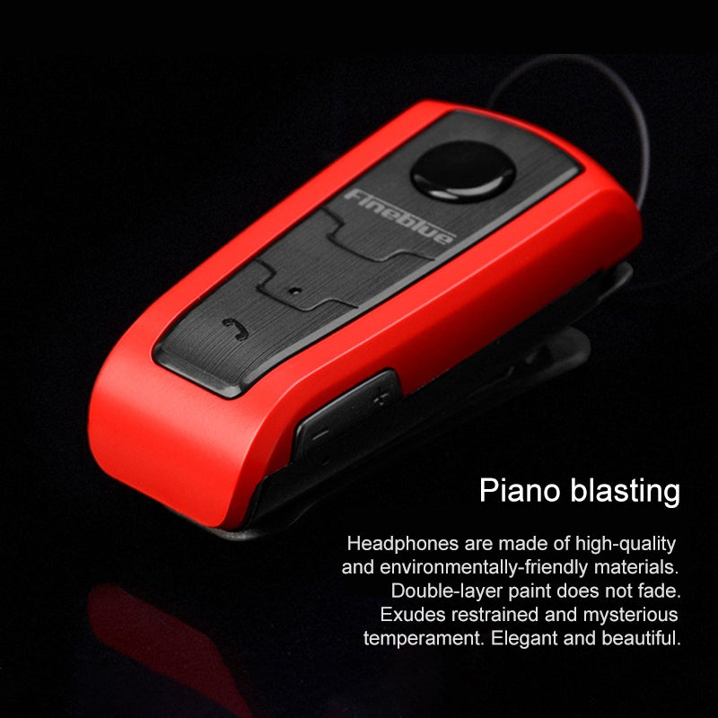 Fineblue-F910-CSR4.1-Retractable-Cable-Caller-Vibration-Reminder-Anti-theft-Bluetooth-Headset(Grey)