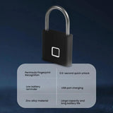 Fingerprint-Padlock-Compatible-Tuya-Smart-App,-30-Fingerprint-Capacity,-USB-C-Rechargeable,-Zinc-Alloy-Body(Square-Black)