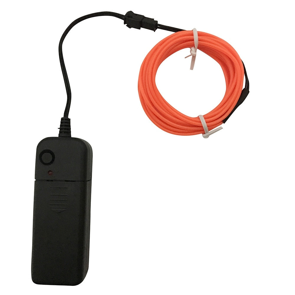 Flexible-LED-Light-EL-Wire-String-Strip-Rope-Glow-Decor-Neon-Lamp-USB-Controlle-3M-Energy-Saving-Mask-Glasses-Glow-Line-F277(Ice-Blue-Light)
