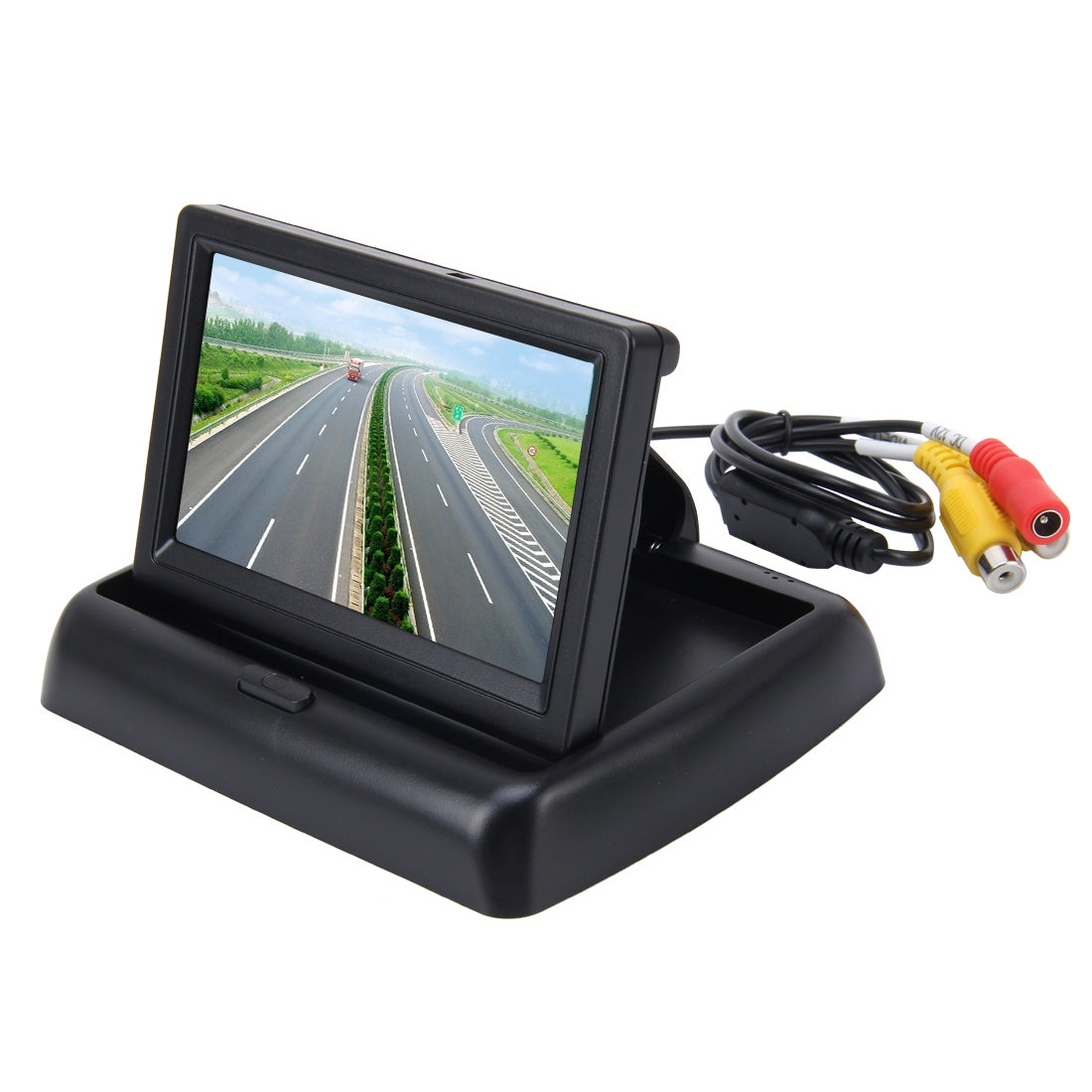 Foldable-4.3-inch-Digital-TFT-LCD-Car-High-Definition-Monitor,-Support-Reverse-Automatic-Screen-Function