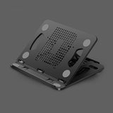Foldable-Laptop-Desktop-Heightening-Cooling-Bracket(Black)