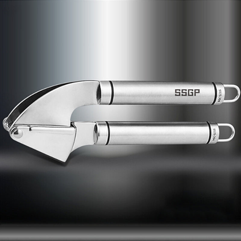 Food-Grade-304-Stainless-Steel-Garlic-Press-Presser-Crusher-Slicer