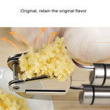 Food-Grade-304-Stainless-Steel-Garlic-Press-Presser-Crusher-Slicer