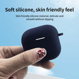 For-AirPods-4-Silicone-Earphone-Protective-Case-with-Hook(Grey)