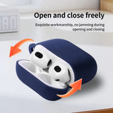 For-AirPods-4-Silicone-Earphone-Protective-Case-with-Hook(Grey)