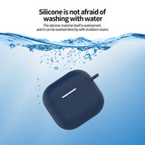 For-AirPods-4-Silicone-Earphone-Protective-Case-with-Hook(White)