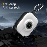For-AirPods-Pro-2-Camera-Series-PC-+-TPU-Headset-Shockproof-Carbon-Fibre-Case(Black)