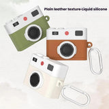 For-AirPods-Pro-/-Pro-2-Earphone-Silicone-Retro-Camera-Design-Cover-Protective-Case(Brown)